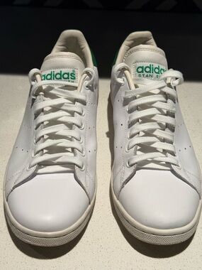 adidas White Low-Top Sneakers with Subtle Off-White Details